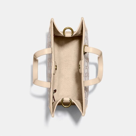 Coach Signature Jacquard Field Tote 30 Bag - Picture 4 of 4